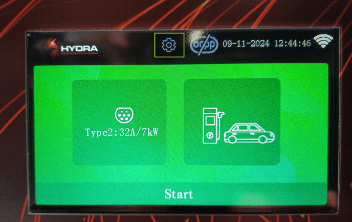 Hydra Echo Tethered - Home Screen