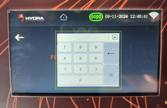 Hydra Echo Tethered - Password Keypad